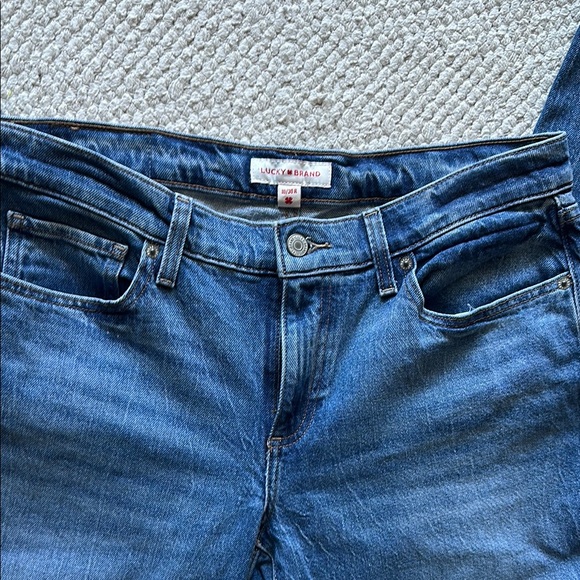 Lucky Brand  Wide Leg Jeans Classic Denim 10/30r - Picture 2 of 5